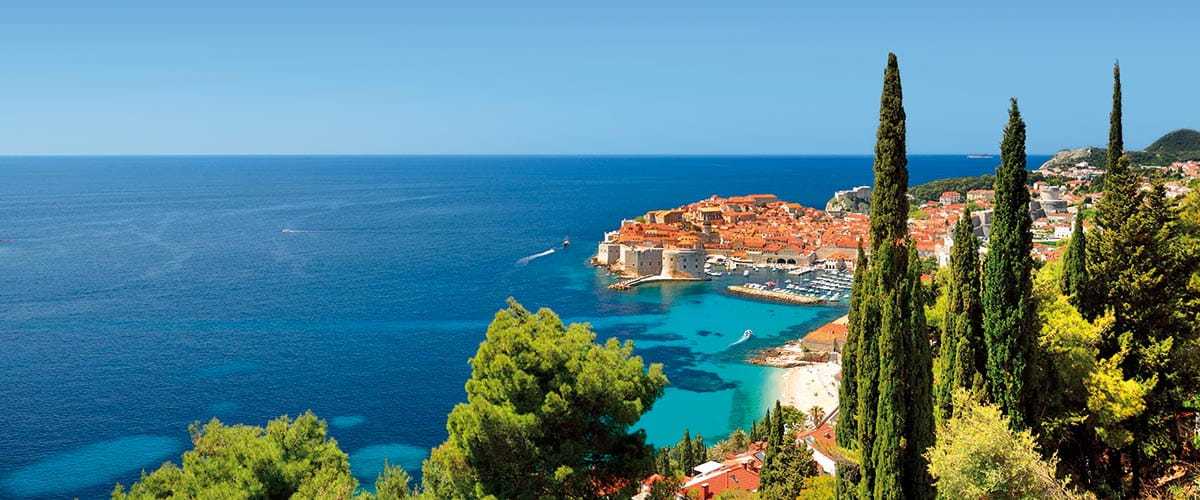 The Dubrovnik coast